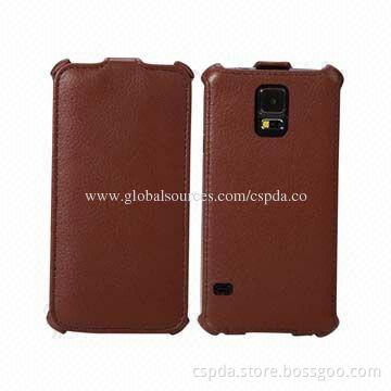 Latest Flip Heat Setting Leather Cases for Samsung Galaxy S5, OEM and ODM Orders Available